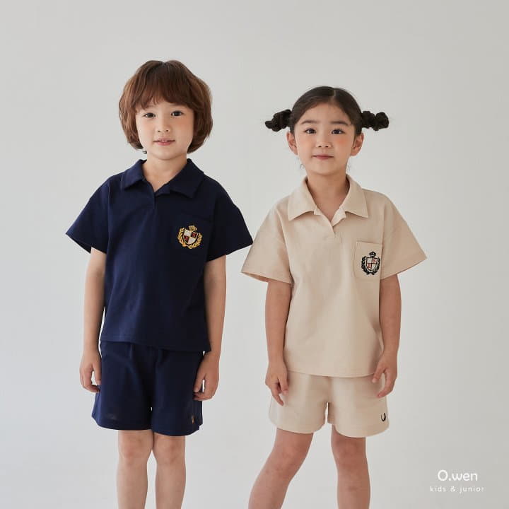 O Wen - Korean Children Fashion - #stylishchildhood - Ivy League Top Bottom Set - 4
