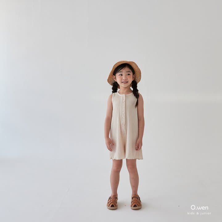 O Wen - Korean Children Fashion - #childrensboutique - Pleats Jumpsuit - 6
