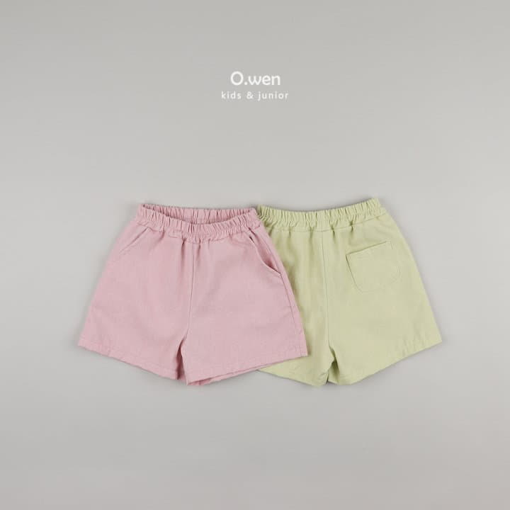 O Wen - Korean Children Fashion - #discoveringself - Pico Pigment Shorts