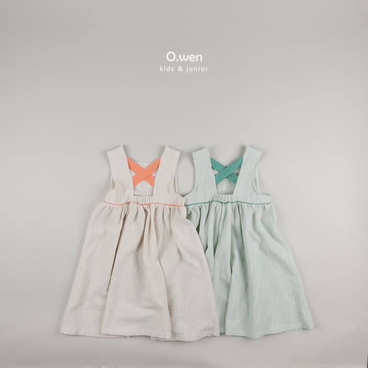 O Wen - Korean Children Fashion - #fashionkids - Cross One-piece