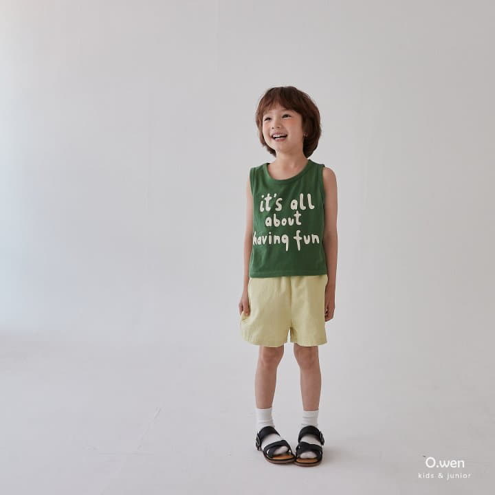 O Wen - Korean Children Fashion - #fashionkids - All Day Sleeveless Tee - 3
