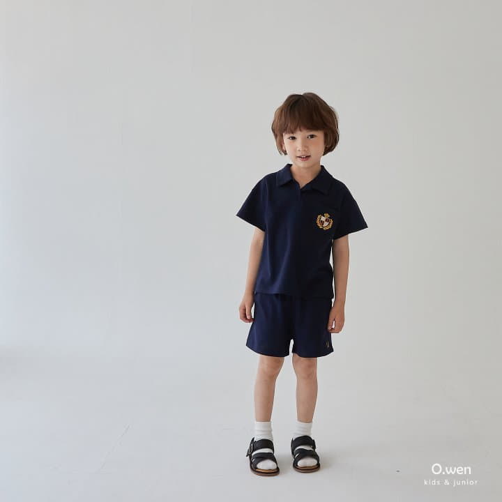 O Wen - Korean Children Fashion - #kidsshorts - Ivy League Top Bottom Set - 9