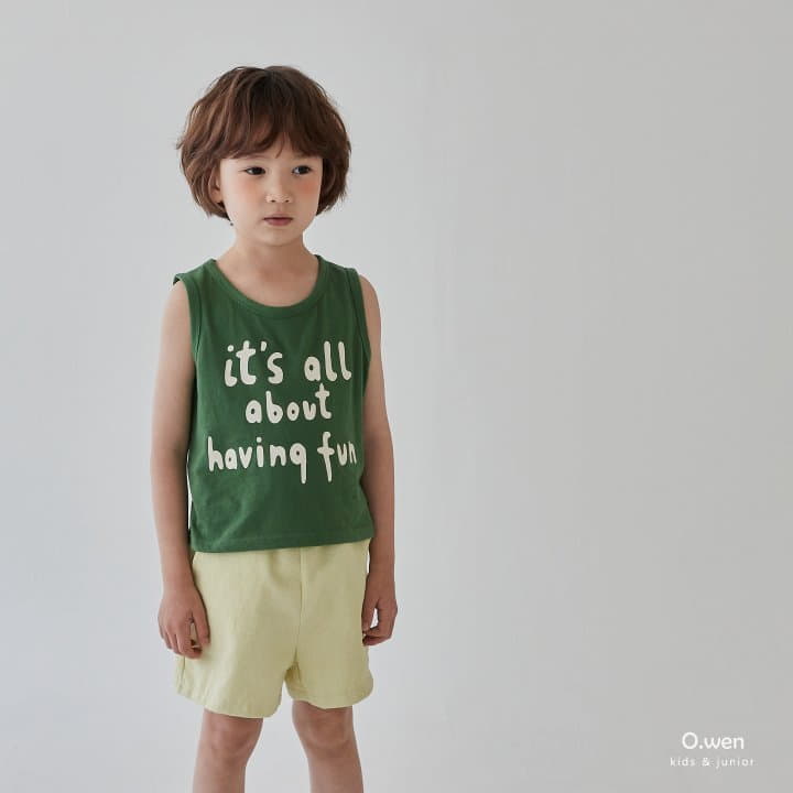 O Wen - Korean Children Fashion - #fashionkids - All Day Sleeveless Tee - 4