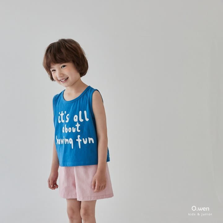 O Wen - Korean Children Fashion - #kidsshorts - Pico Pigment Shorts - 3