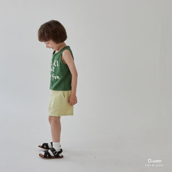 O Wen - Korean Children Fashion - #kidsstore - All Day Sleeveless Tee - 5