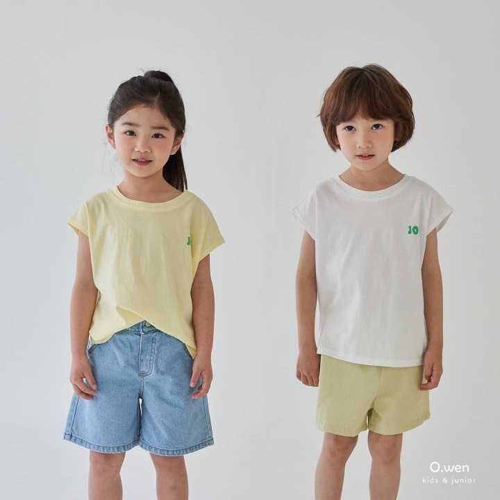 O Wen - Korean Children Fashion - #kidsstore - Joy Sleeveless Tee - 3