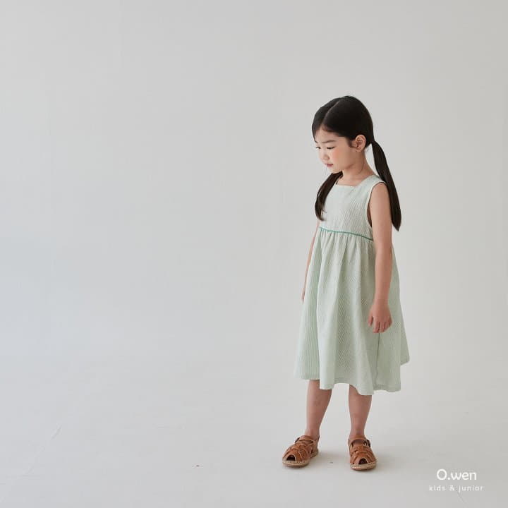 O Wen - Korean Children Fashion - #kidsstore - Cross One-piece - 4