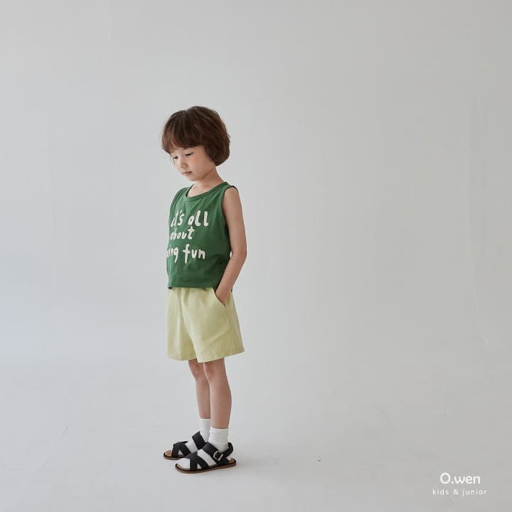 O Wen - Korean Children Fashion - #kidzfashiontrend - All Day Sleeveless Tee - 6