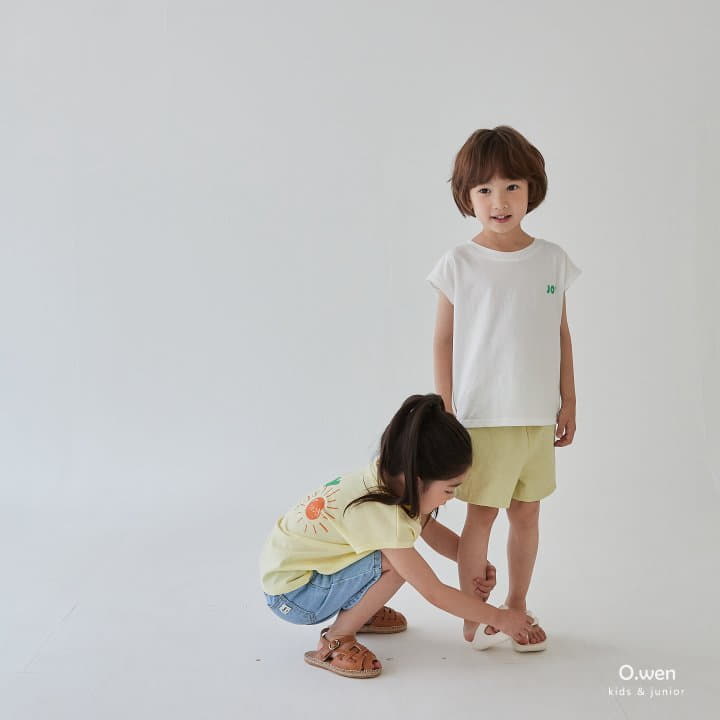 O Wen - Korean Children Fashion - #kidsstore - Joy Sleeveless Tee - 4