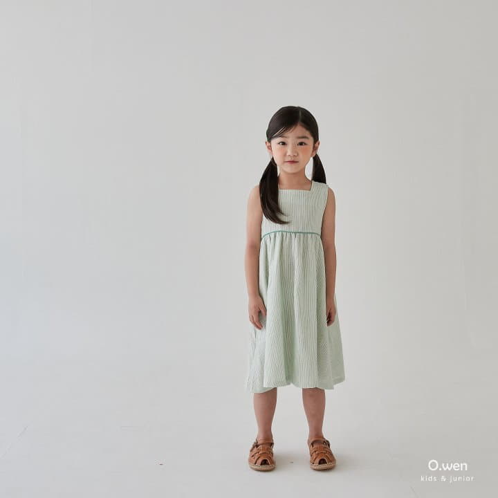 O Wen - Korean Children Fashion - #littlefashionista - Cross One-piece - 6