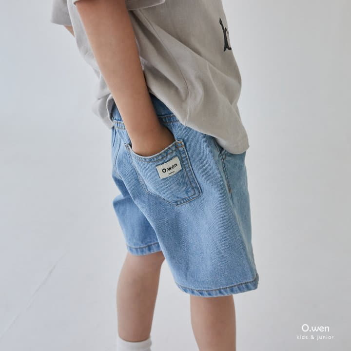 O Wen - Korean Children Fashion - #littlefashionista - Roy Denim Shorts - 2