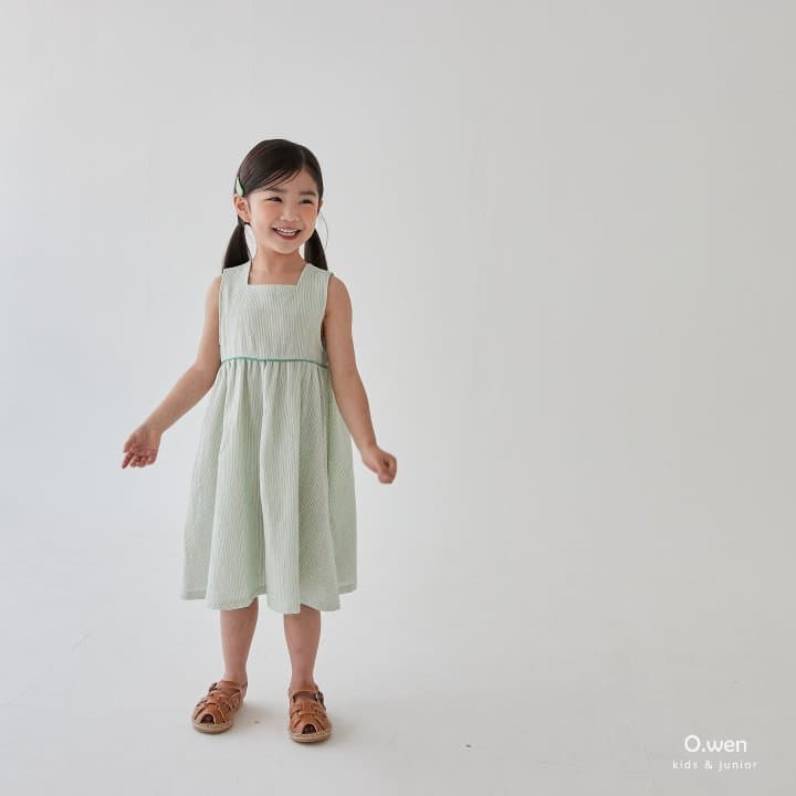 O Wen - Korean Children Fashion - #minifashionista - Cross One-piece - 8