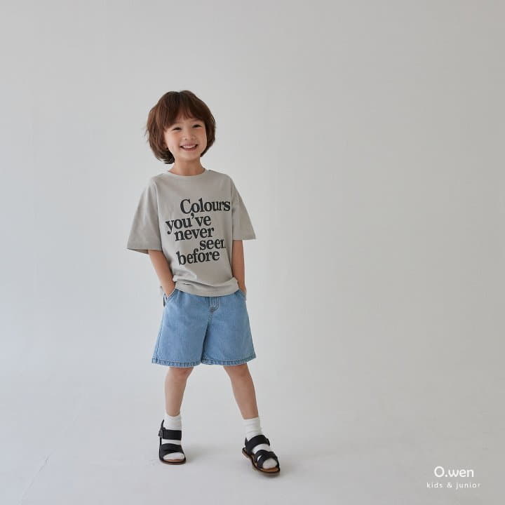O Wen - Korean Children Fashion - #prettylittlegirls - Roy Denim Shorts - 5
