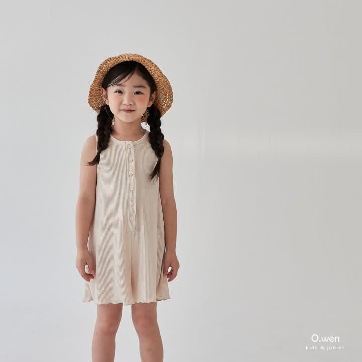 O Wen - Korean Children Fashion - #prettylittlegirls - Pleats Jumpsuit
