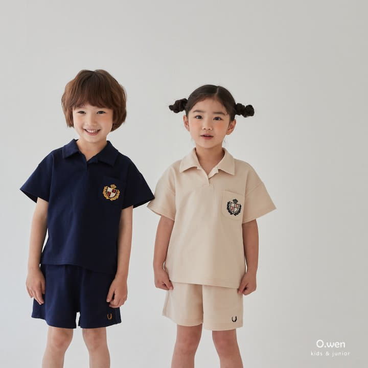 O Wen - Korean Children Fashion - #todddlerfashion - Ivy League Top Bottom Set