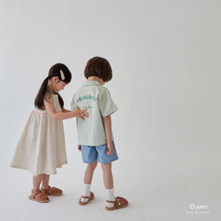 O Wen - Korean Children Fashion - #toddlerclothing - Cross One-piece - 11