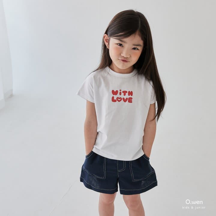 O Wen - Korean Children Fashion - #toddlerclothing - Love Tee - 5