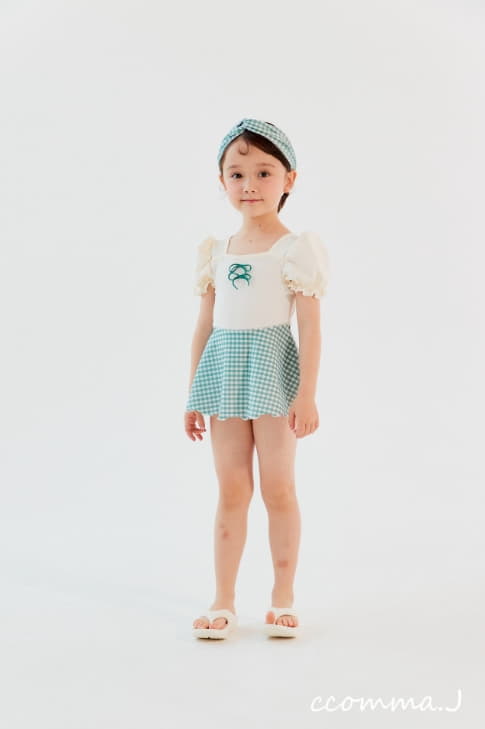 Oda - Korean Children Fashion - #childrensboutique - Honey Some Swimwear with Hairbanf - 3