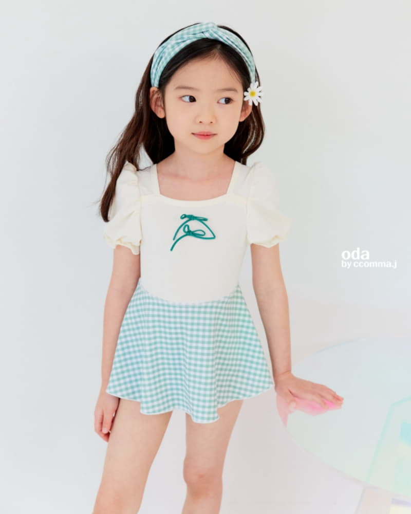Oda - Korean Children Fashion - #discoveringself - Honey Some Swimwear with Hairbanf - 5