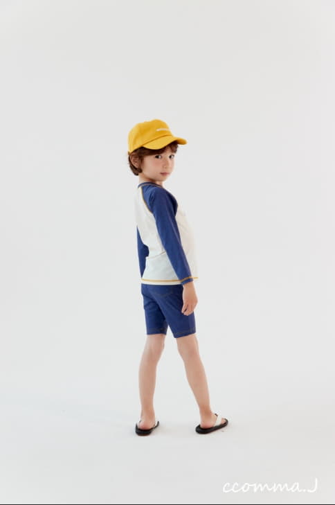 Oda - Korean Children Fashion - #fashionkids - Denim Rashguard Set - 8