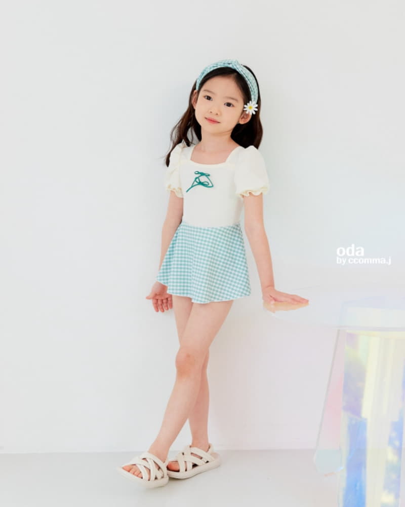 Oda - Korean Children Fashion - #fashionkids - Honey Some Swimwear with Hairbanf - 6