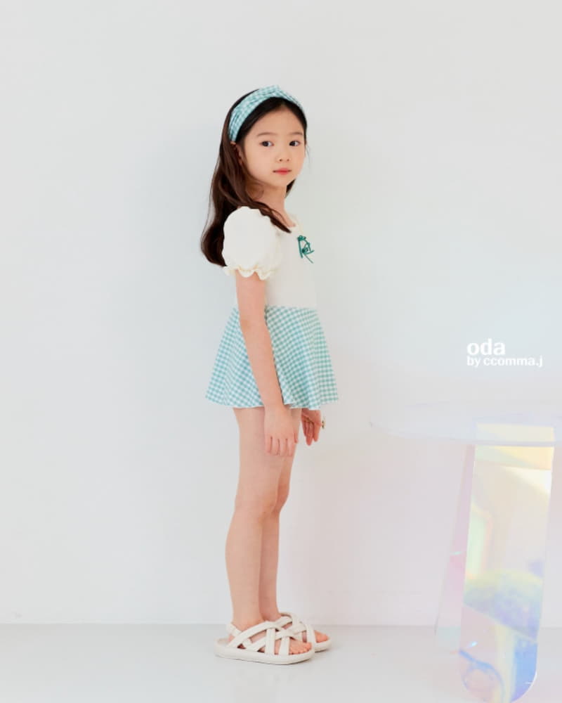 Oda - Korean Children Fashion - #kidsshorts - Honey Some Swimwear with Hairbanf - 7