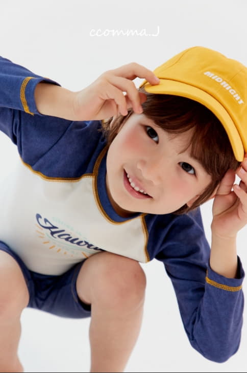 Oda - Korean Children Fashion - #kidsstore - Denim Rashguard Set - 10