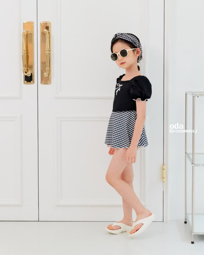 Oda - Korean Children Fashion - #magicofchildhood - Honey Some Swimwear with Hairbanf - 12
