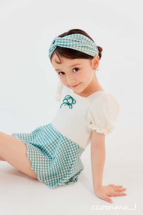 Oda - Korean Children Fashion - #stylishchildhood - Honey Some Swimwear with Hairbanf