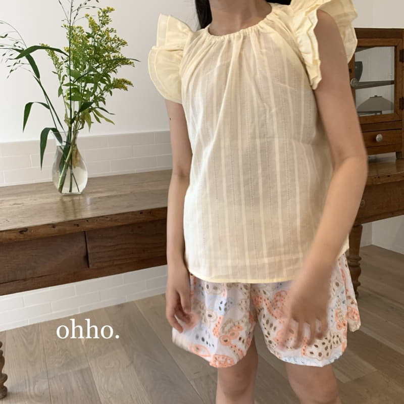 Ohho - Korean Children Fashion - #Kfashion4kids - Eyelet Wing Blouse - 10