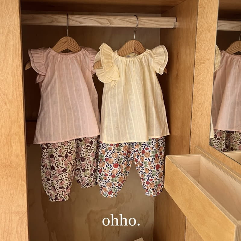 Ohho - Korean Children Fashion - #kidzfashiontrend - Eyelet Wing Blouse - 9