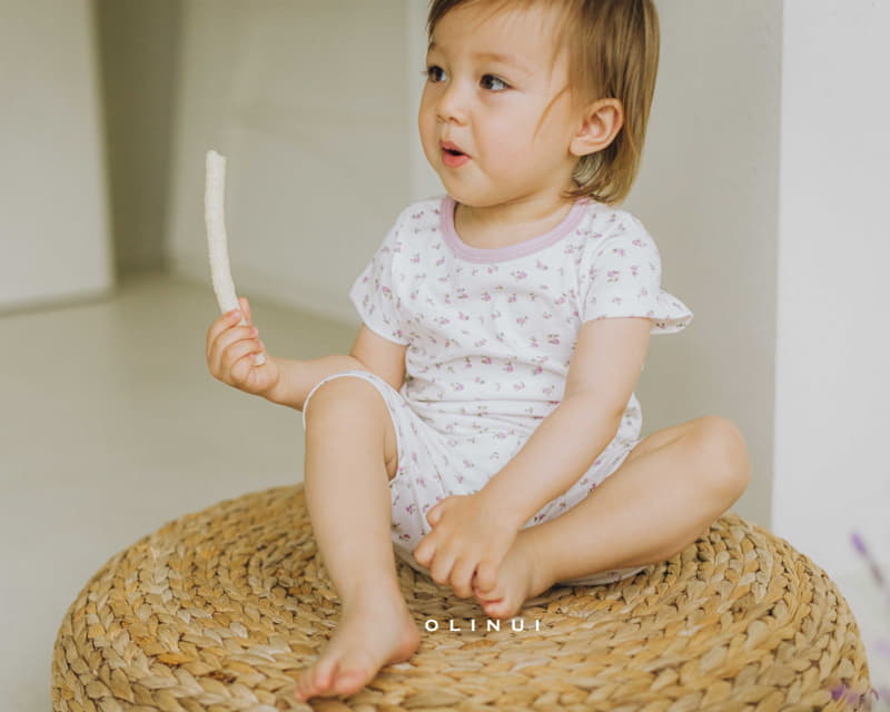 Olinui - Korean Baby Fashion - #babyboutique - Flower Pop Corn Easywear - 7