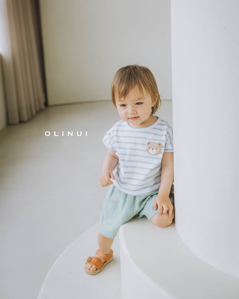 Olinui - Korean Baby Fashion - #babyfever - Soft Linen Shorts - 4