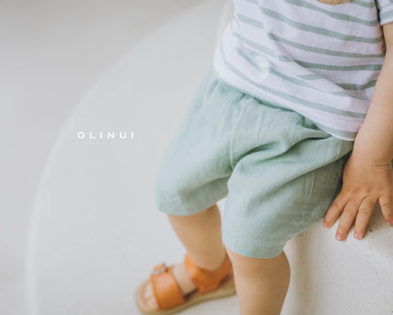 Olinui - Korean Baby Fashion - #babyoutfit - Soft Linen Shorts - 8
