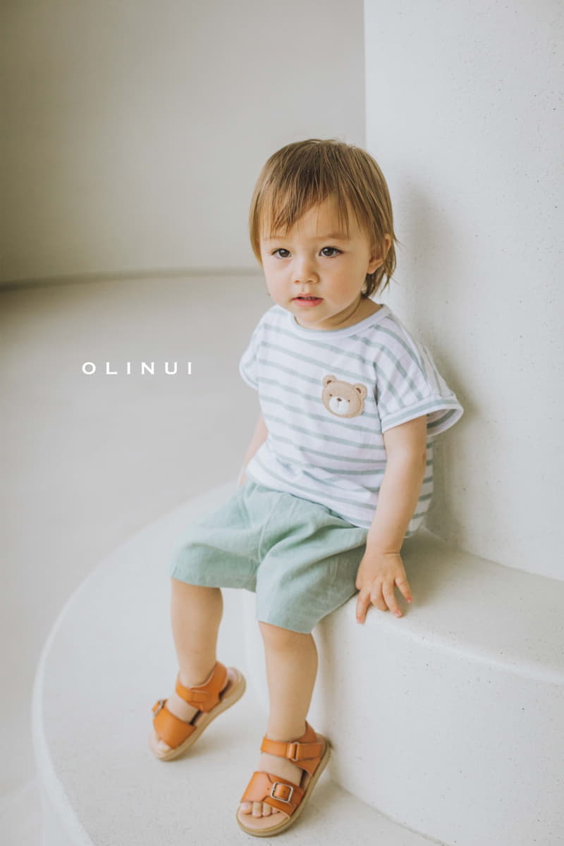 Olinui - Korean Baby Fashion - #babyoutfit - Soft Linen Shorts - 9