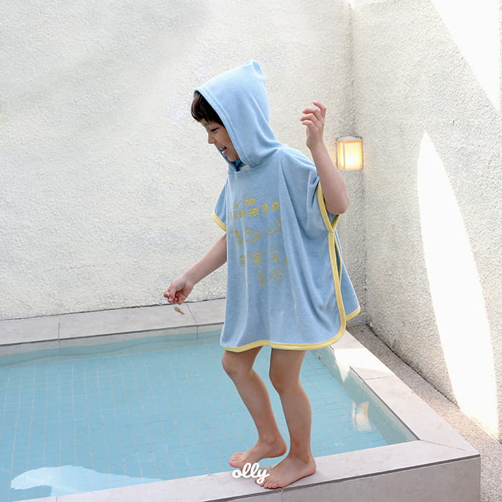 Ollymarket - Korean Children Fashion - #childofig - Beach Hoody Towel - 7