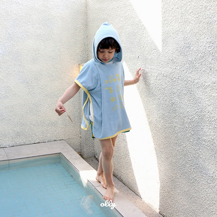 Ollymarket - Korean Children Fashion - #childofig - Beach Hoody Towel - 8