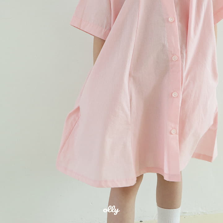 Ollymarket - Korean Children Fashion - #childrensboutique - Air Collar One-piece - 7
