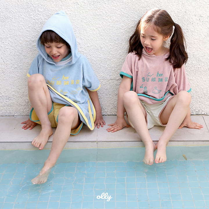 Ollymarket - Korean Children Fashion - #childrensboutique - Beach Hoody Towel - 9