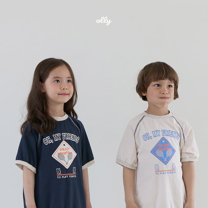 Ollymarket - Korean Children Fashion - #designkidswear - Friends Top Bottom Set - 2