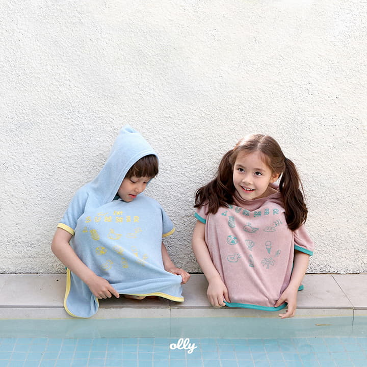 Ollymarket - Korean Children Fashion - #designkidswear - Beach Hoody Towel - 10