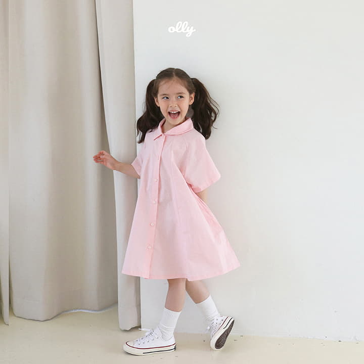 Ollymarket - Korean Children Fashion - #discoveringself - Air Collar One-piece - 9