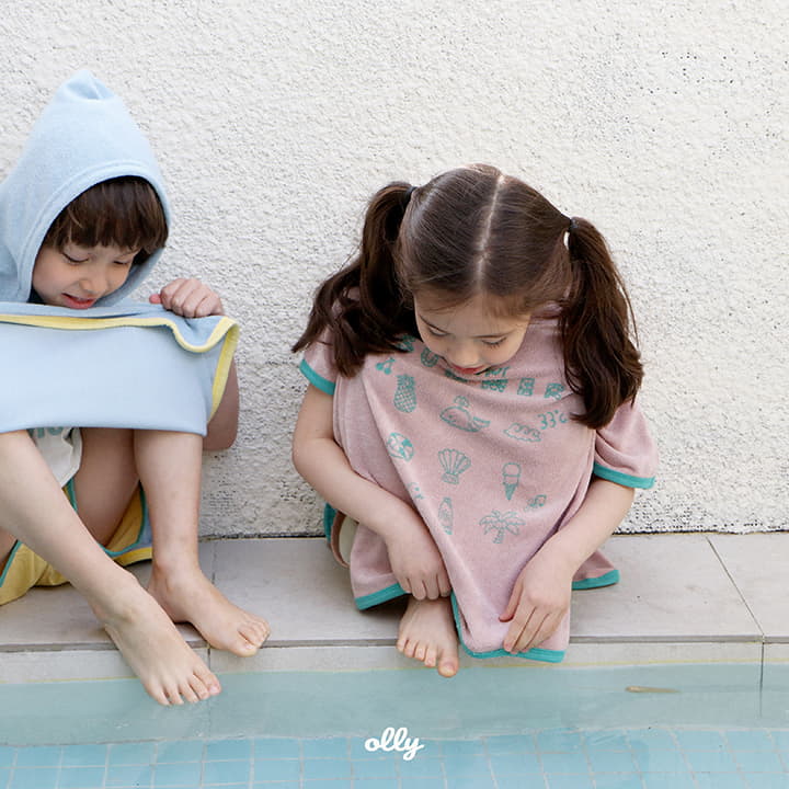 Ollymarket - Korean Children Fashion - #discoveringself - Beach Hoody Towel - 11