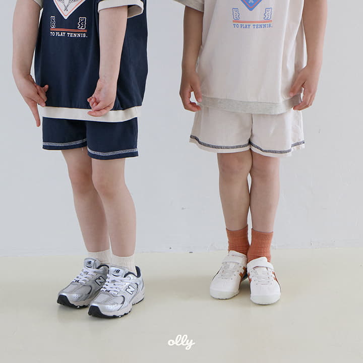 Ollymarket - Korean Children Fashion - #discoveringself - Friends Top Bottom Set - 4