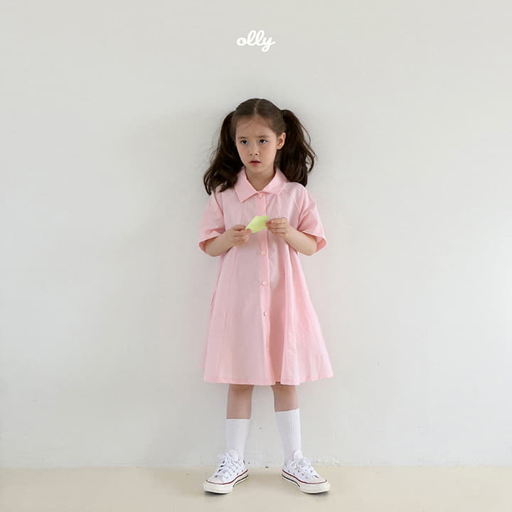 Ollymarket - Korean Children Fashion - #kidsshorts - Air Collar One-piece - 11