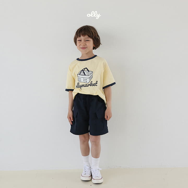 Ollymarket - Korean Children Fashion - #kidsshorts - Basket Tee - 10