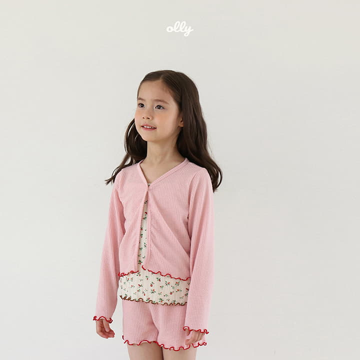 Ollymarket - Korean Children Fashion - #kidsshorts - Hey Cardigan Set - 7