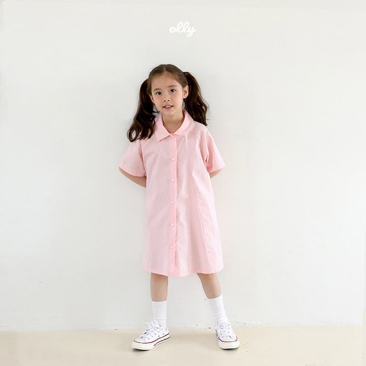 Ollymarket - Korean Children Fashion - #kidsstore - Air Collar One-piece - 12