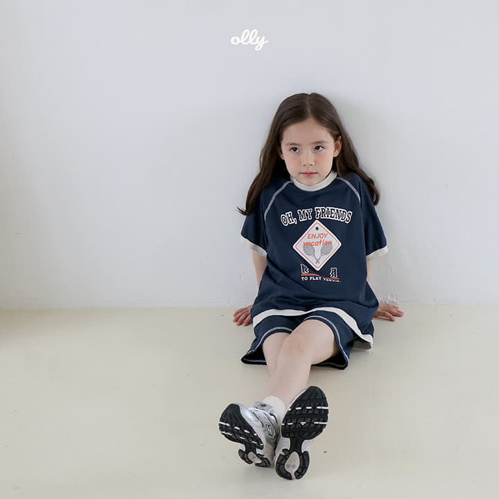 Ollymarket - Korean Children Fashion - #magicofchildhood - Friends Top Bottom Set - 10