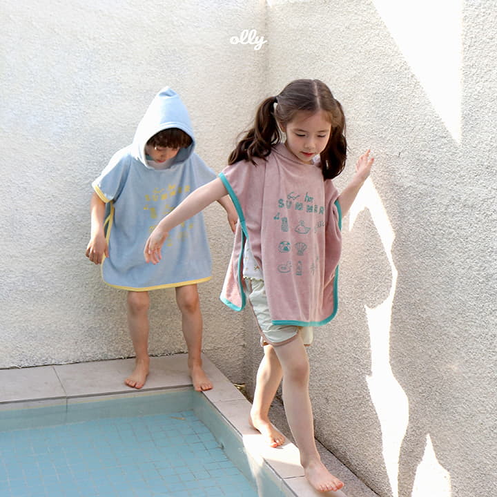 Ollymarket - Korean Children Fashion - #minifashionista - Beach Hoody Towel - 5